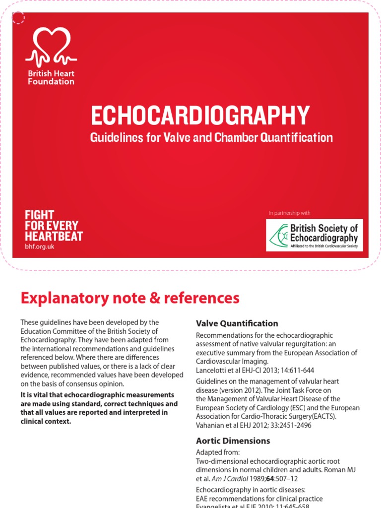 Echo Pocket 2014 | PDF | Echocardiography | Cardiovascular Diseases