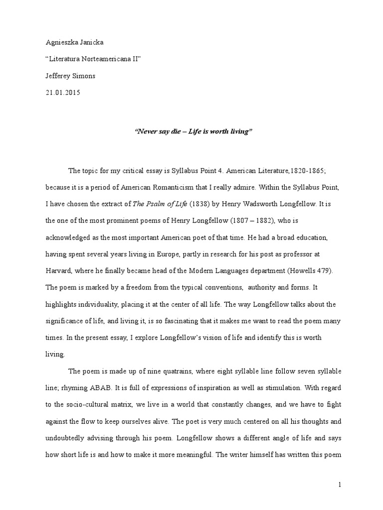 Poem essay outline picture