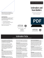 Icebreakers and Team Builders: Leadership Library