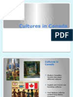 cultures in canada