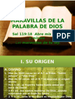 Maravillas de La Palabra de Dios