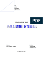 ADSL Interfejs i Sistem