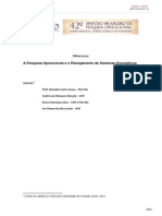 Planejamento e Operação Do Sistema Elétrico Brasileiro