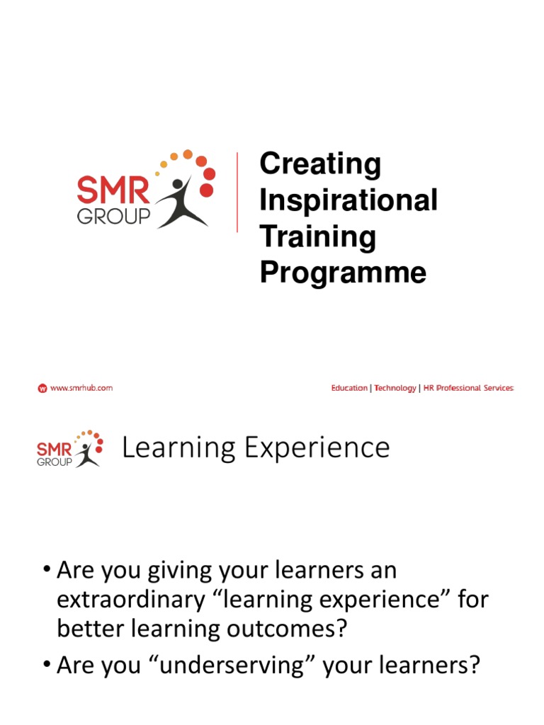 Creating Inspirational Training | PDF