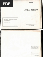 Ator e Metodo Eugenio Kusnet