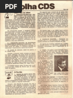 Folha CDS, nº 147 - 30 de Novembro de 1978