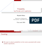 Probability: Counting Principle and Its Applications