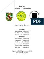 Topic List Cold Abscess E.C. Spondilitis TB: Pembimbing