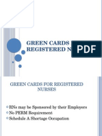 Green Cards for Registered Nurses