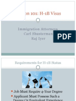 H-1B Temporary Work Visas