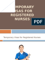 Temporary Visas for Registered Nurses