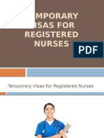 Temporary Visas For Registered Nurses