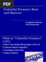 Unlawful Presence Bars and Waivers