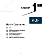 Chapter 1 Basic Operation - Casio FX 2.0
