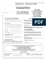 Borang Permohonan - Application Form: Pesta Buku Selangor 2014 Selangor Book Fest 2014