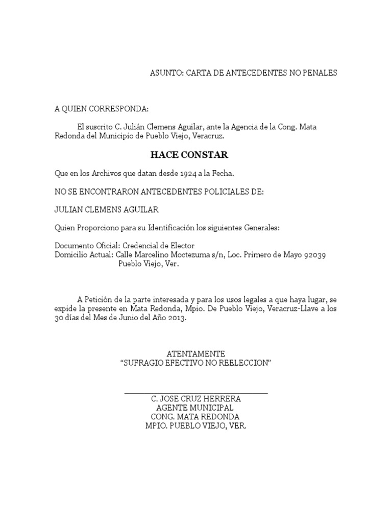 Requisitos Para Carta De Antecedentes No Penales Guanajuato Mobile