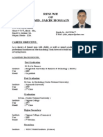 Personal Resume of Jakir.doc