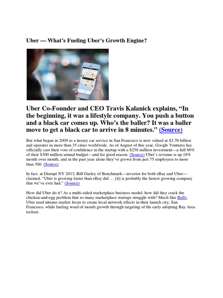 How Uber Achieved Explosive Growth Through Superior Customer Experience