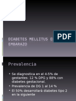 Diabetes Mellitus en El Embarazo