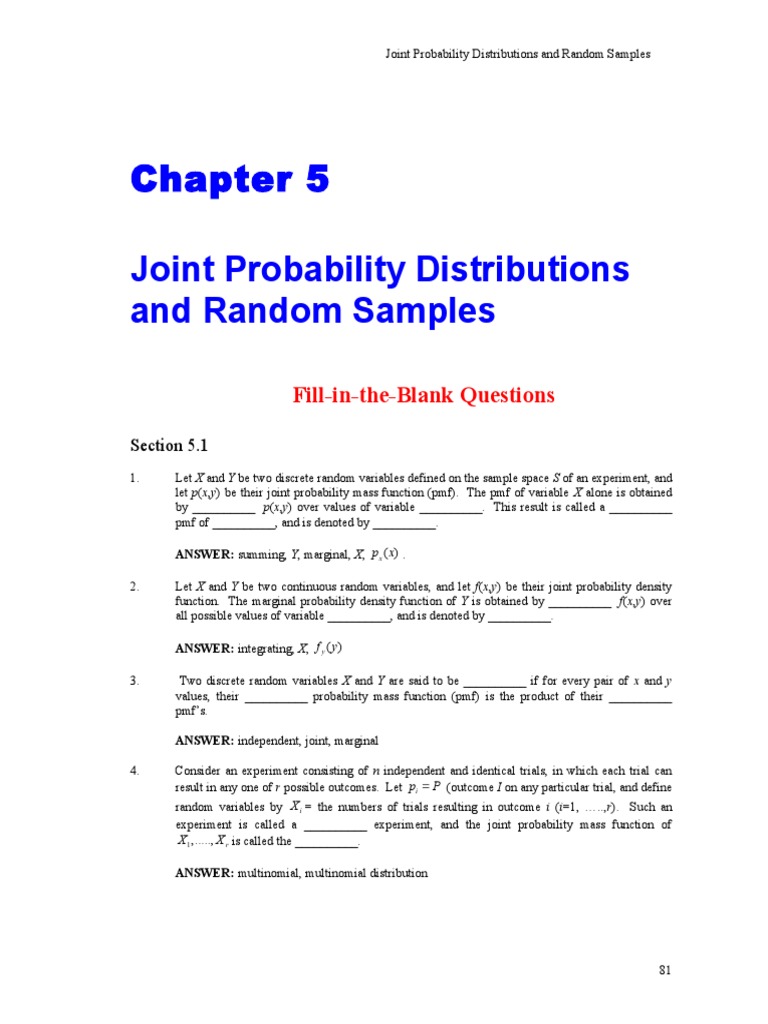 Chapter 5 Correlation And Dependence Mean