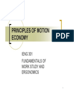 22 Principles of Motion Economy