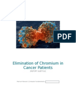 Elimination of Chromium in Cancer Patients 2