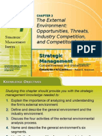 The External Environment Opportunities, Threats,Industry Com