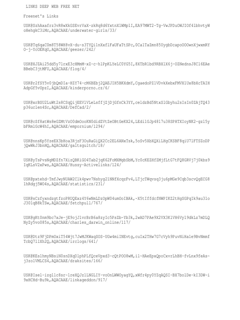 Japloli Freenet Links | PDF | Hypertext | World Wide Web