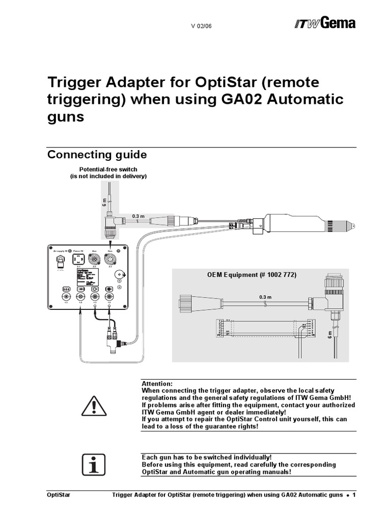 OptiStar Trigger Adapter Guide | PDF | Home & Garden | Computers