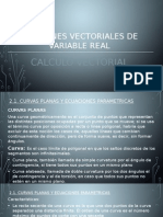 Curvas planas y funciones vectoriales de variable real