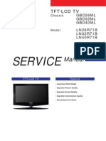 9619 Samsung LN26R71B LN32R71B LN40R71B Chassis GBD26!32!40ML Televisor LCD Manual de Servicio