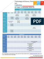 CADLab OccupancyTable IISemester2014-15