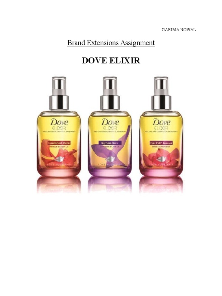 Dove Elixir: Premium Hair Oil Launch | PDF | Shampoo | Brand