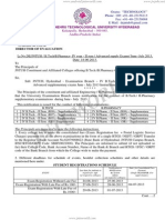 B.tech B.pharmacy IV II AdvSupple Notification June2013