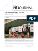 Cues For Weightlifting Coaches