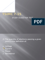 TSIMC 7-15 Study Guide