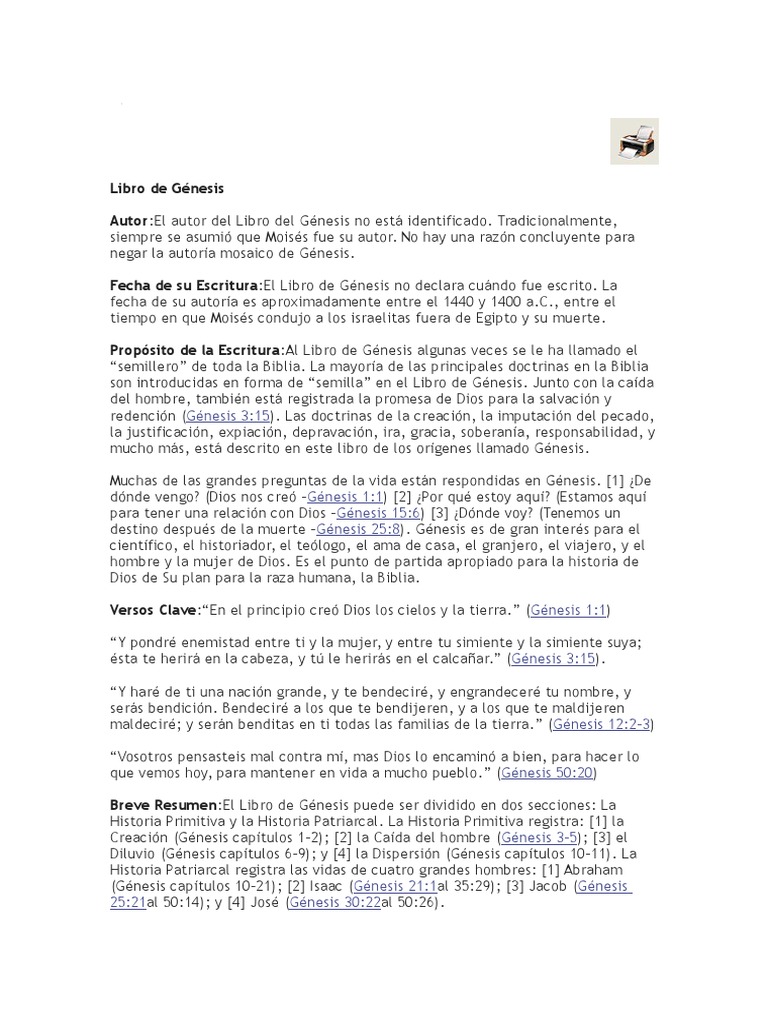 Libro de Génesis | PDF | Libro del Génesis | Gente de la Torá