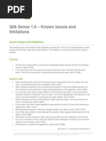 Qlik Sense 1.0 Known issues and limitations.pdf
