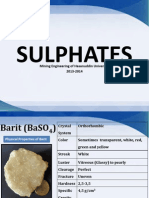 SULPHATES 