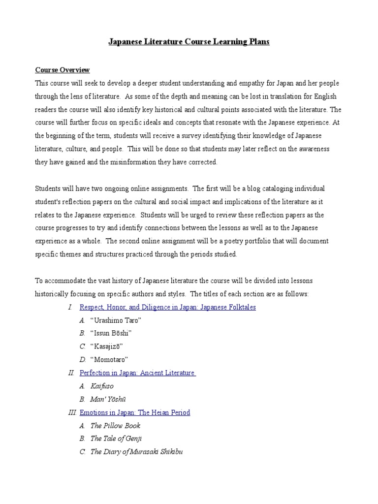 Exploring Japanese Literature Themes | PDF | The Tale Of Genji | Poetry