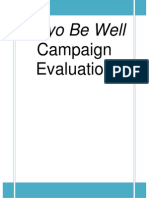 Mayo Be Well Evaluation Report