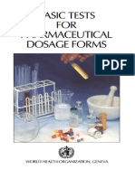 Basic Tests for Pharama Dosage Forms
