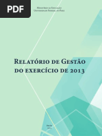Relatorio de Gestao 2013 Ufpa