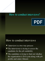 How To Conduct Interviews?