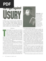 Usury and the Fight Against Economic Slavery