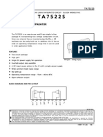 TA7522S Datasheet