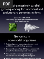Download Leveraging massively parallel pyrosequencing for functional and evolutionary genomics in ferns by Joshua Der SN25504380 doc pdf
