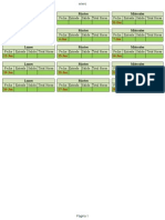 Planilla Semanal de Horas