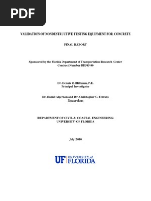 Concrete Report
