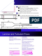 Flow in Pipes: Velocity, Pressure Drop, Friction Factor